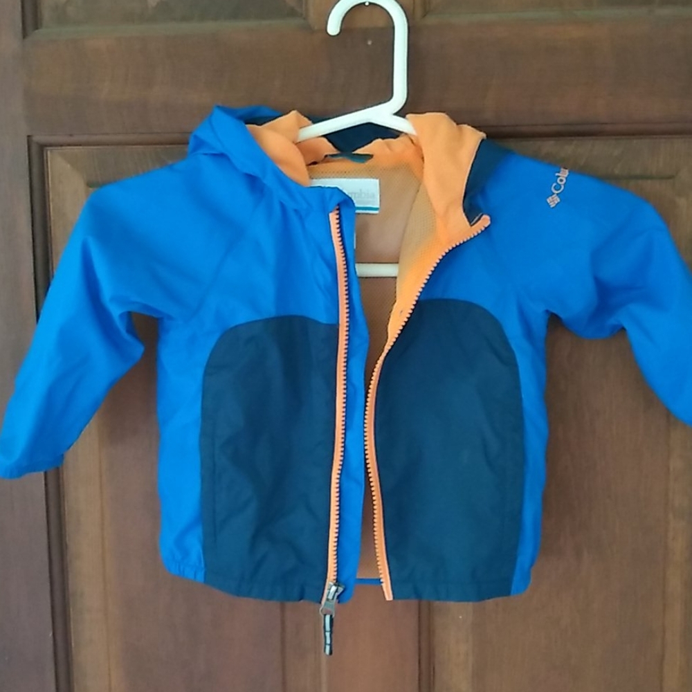 Columbia Kids Blue and Orange Raincoat